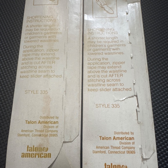 Vintage zippers new in boxes - Picture 8 of 10